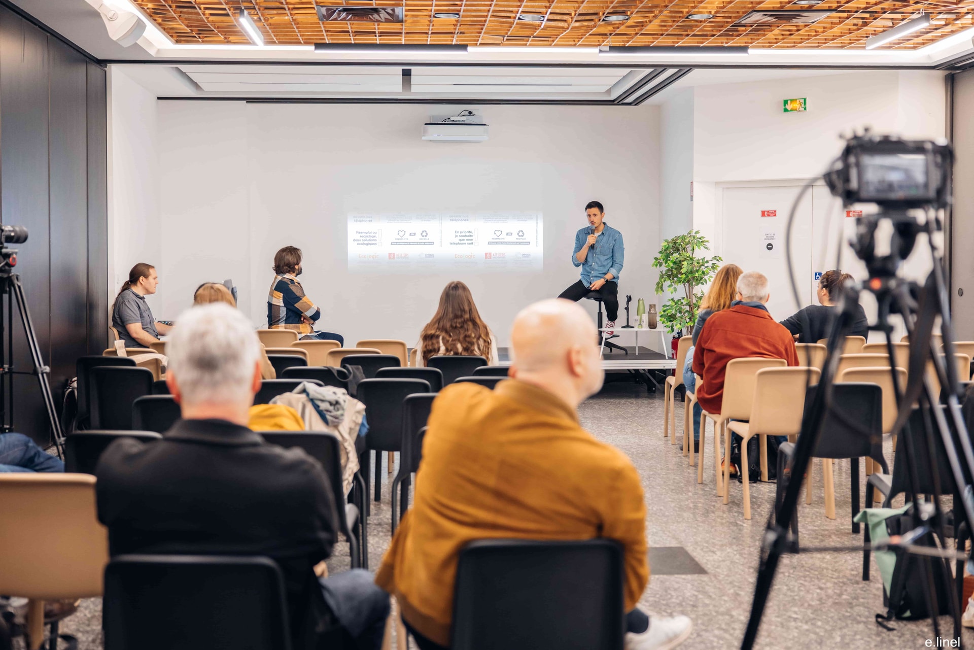 Les étudiants en restitution orale 