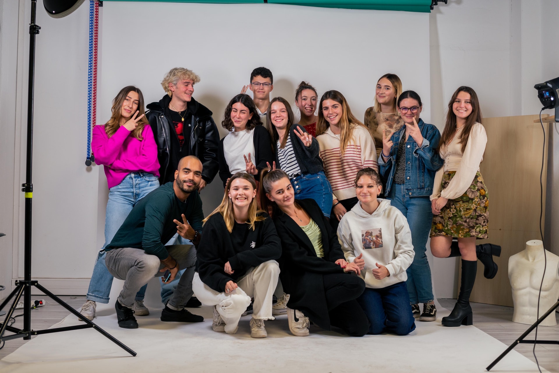 Groupe d'étudiants ESP - Stage d'orientation