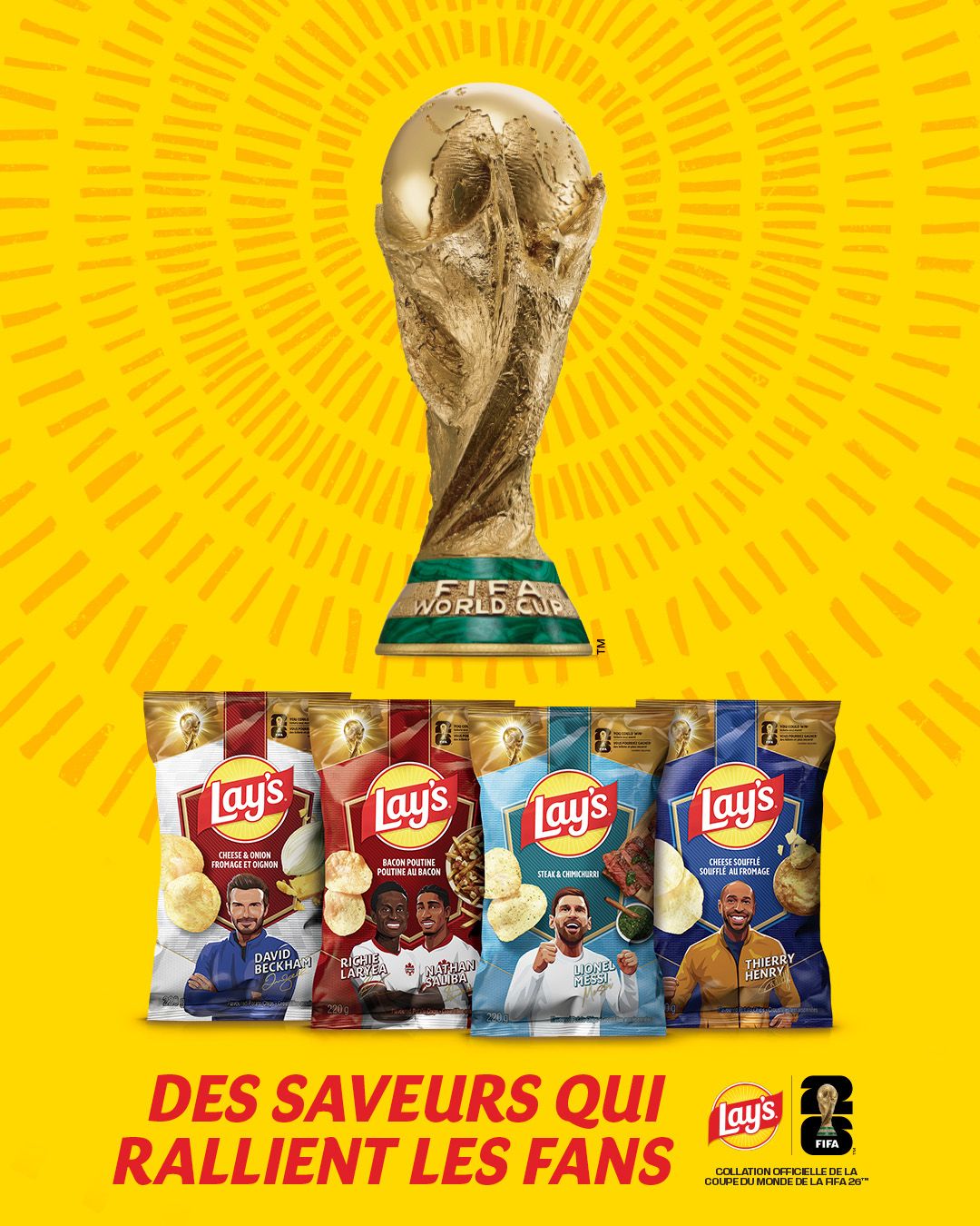 Communication officielle Lay's coupe du monde FIFA 2026