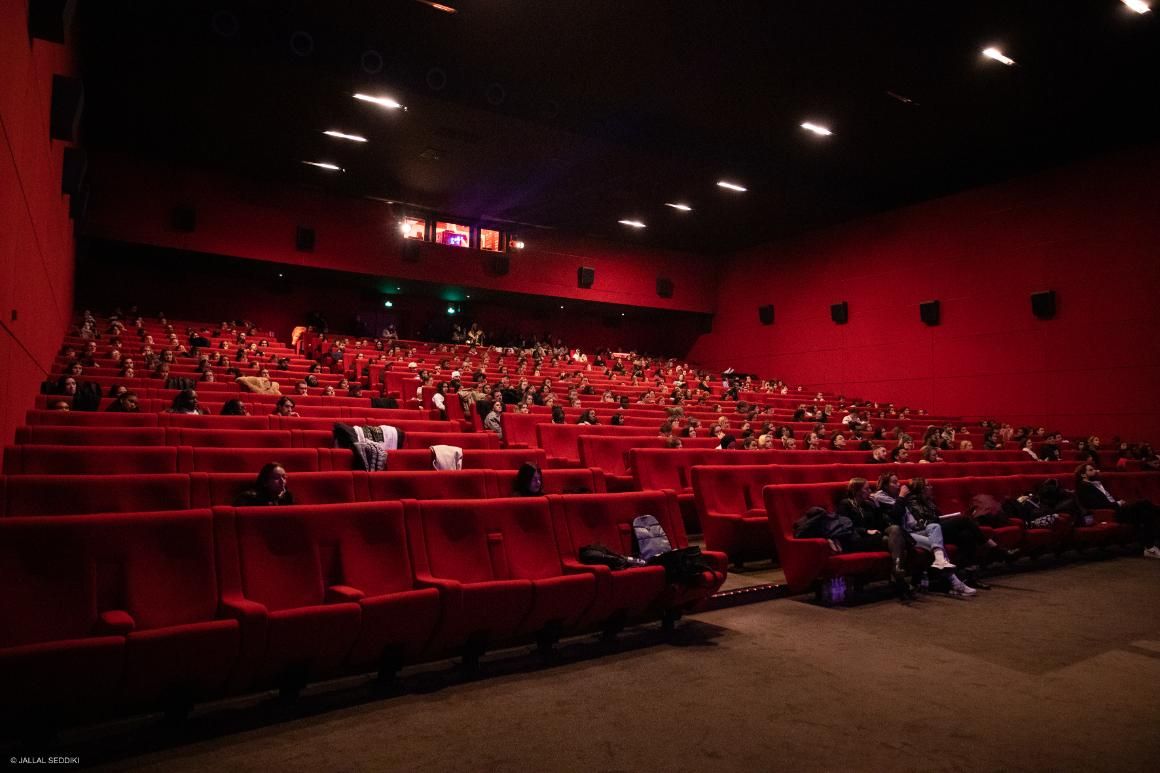 La salle pour la restitution d'une compétition