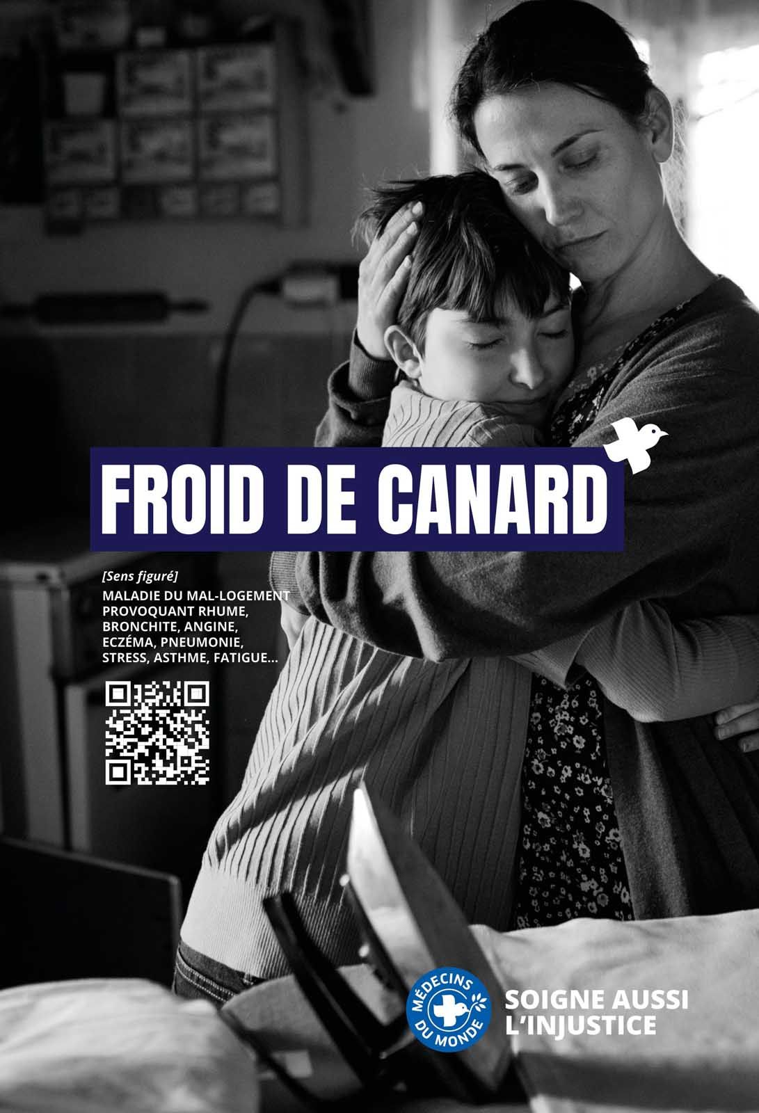 Affiche abris bus pour la compétition Médecins du Monde