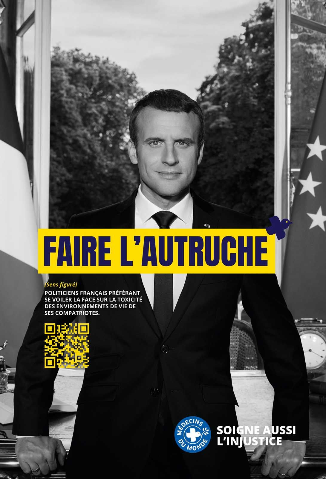 Affiche abris bus pour la compétition Médecins du Monde