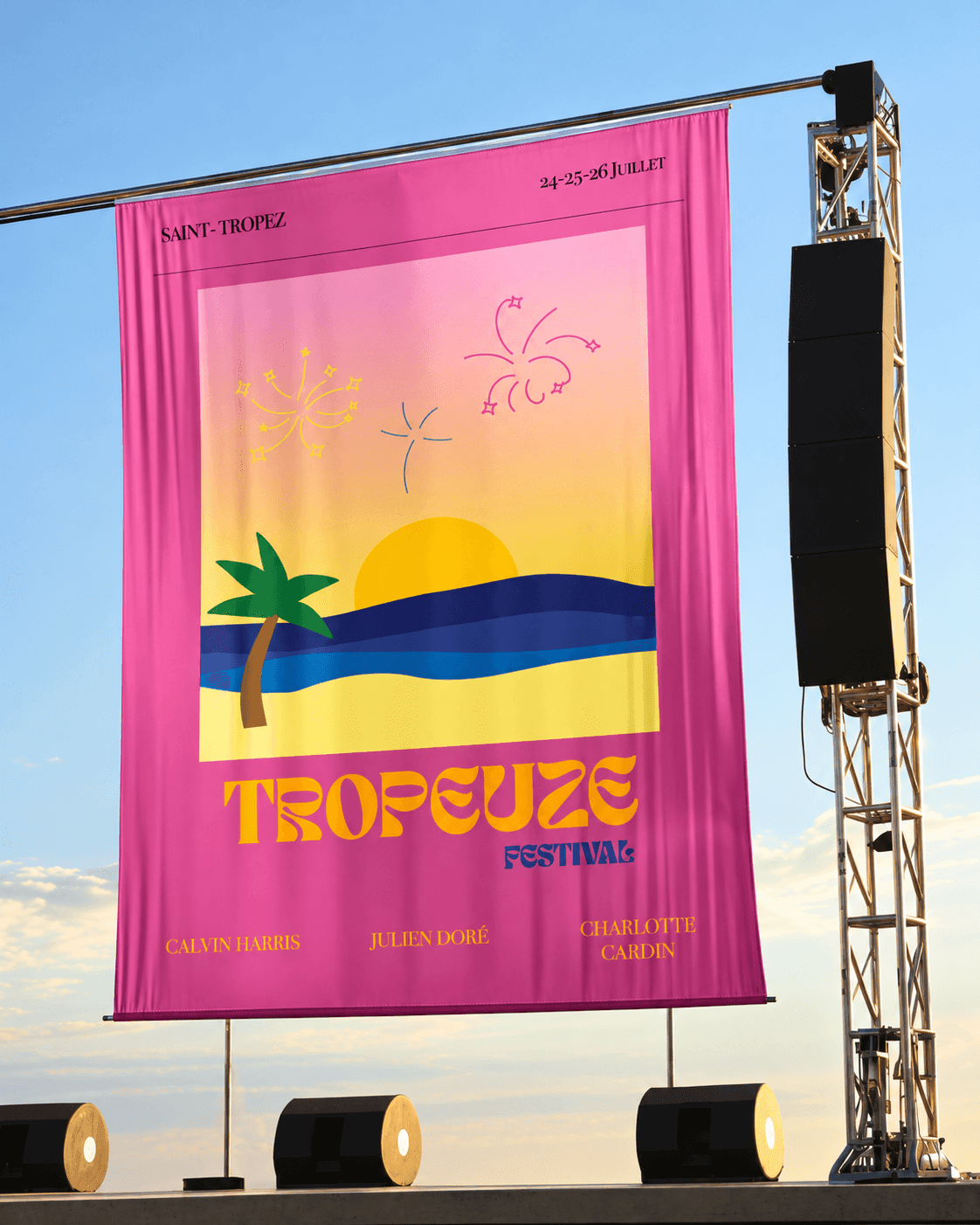 Bannière du festival Tropėuze à Saint-Tropez