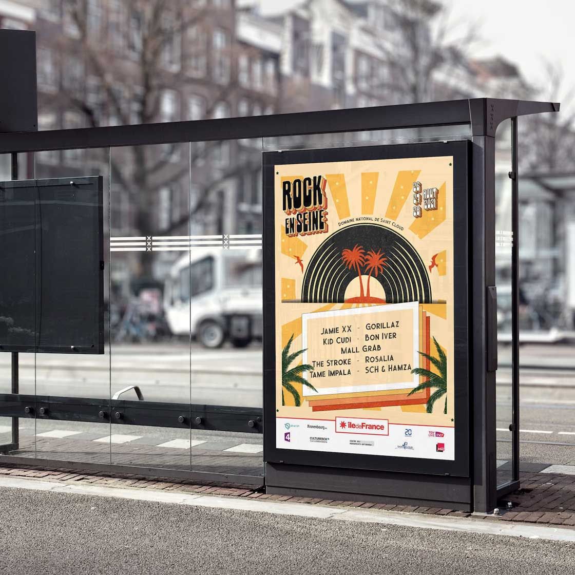 Les étudiants proposent des affiches abris bus pour une compétition