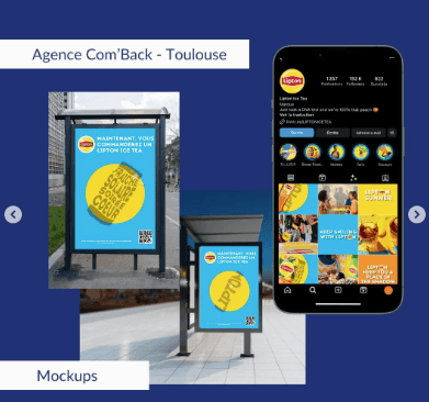 Projet étudiant de l'agence Com' Back à Toulouse
