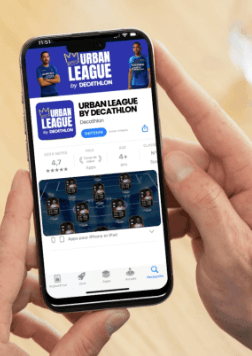 Mockup d'une application créée par des étudiants de l'ESP