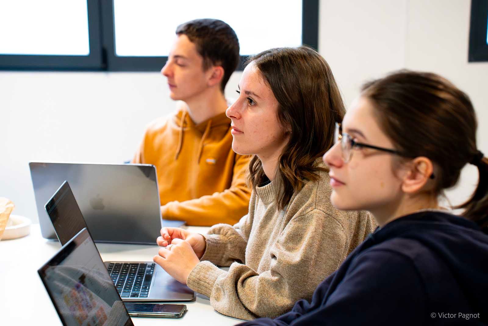 Nos étudiants en classe