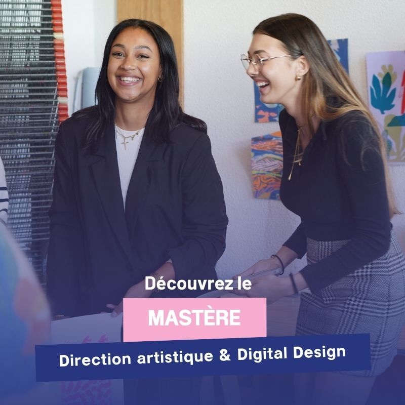 Deux étudiantes de l'ESP présentent le Mastère Direction Artistique et Digital Design