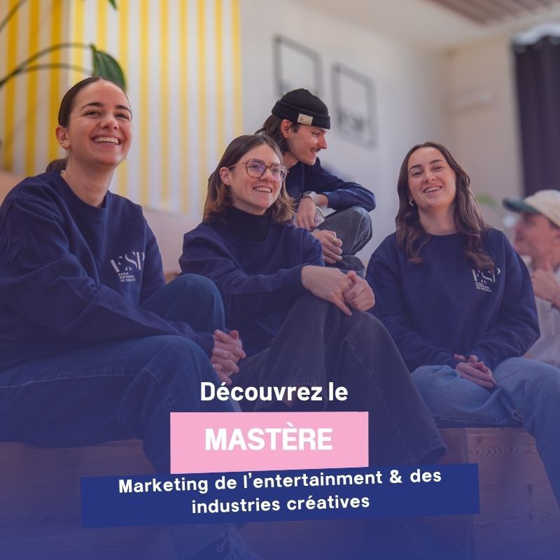 Découvrez le Mastère Marketing de l'entertainment et des industries créatives