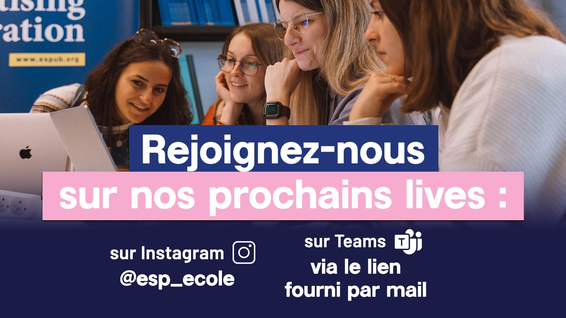 Nos prochains lives ESP