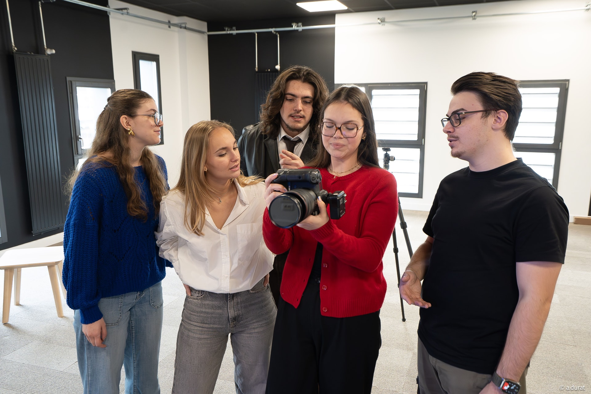 Tournage étudiant au campus de Lille