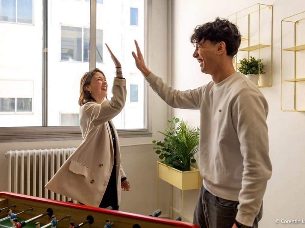 La salle de pause de l'ESP Nantes