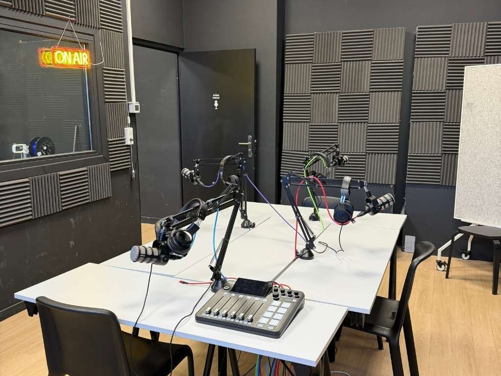 Salle podcast à l'ESP Nantes