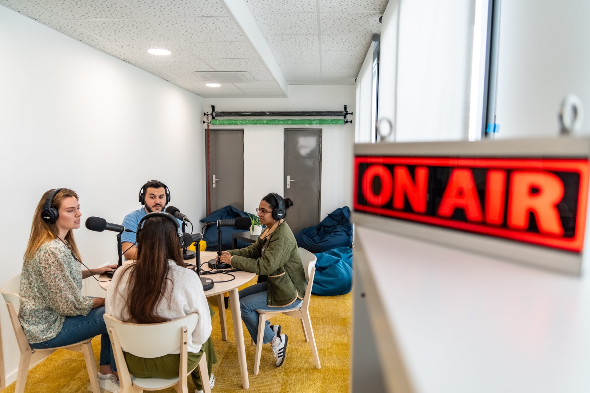 Enregistrement d'un projet podcast