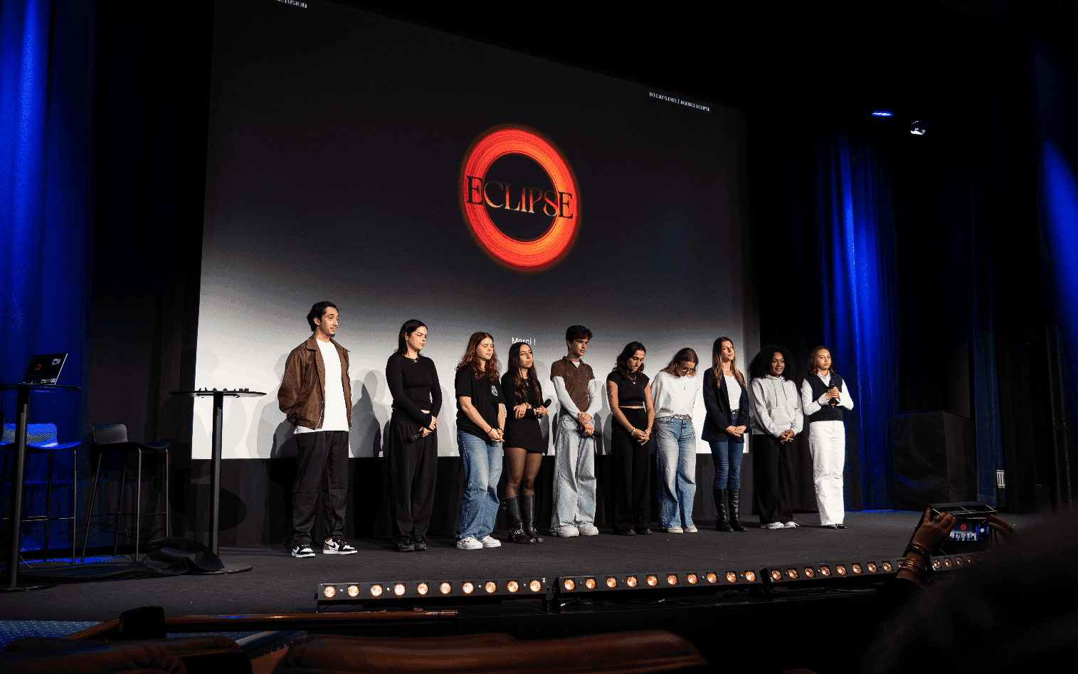 Restitution de nos étudiants avec leur agence Éclipse