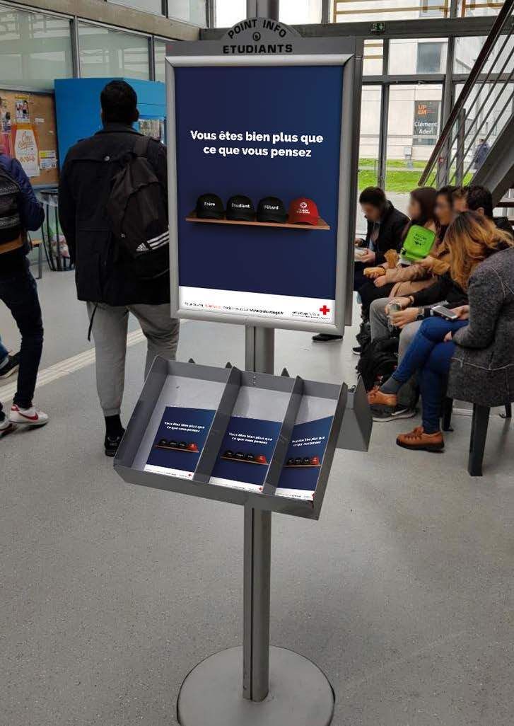 Nos étudiants de l’ESP Paris imaginent une campagne de communication pour la Croix Rouge - Ecran