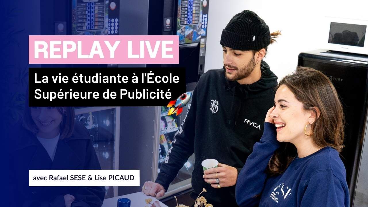 Replay du Live sur la vie étudiante à l'ESP