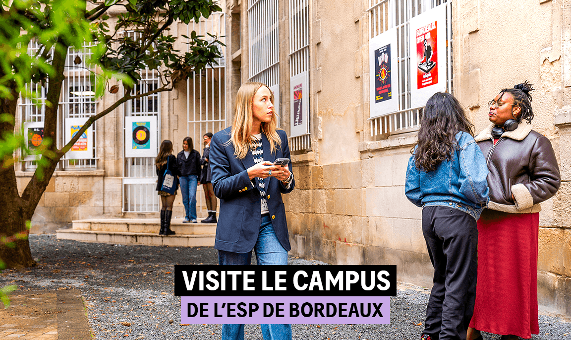L'extérieur du campus de Bordeaux