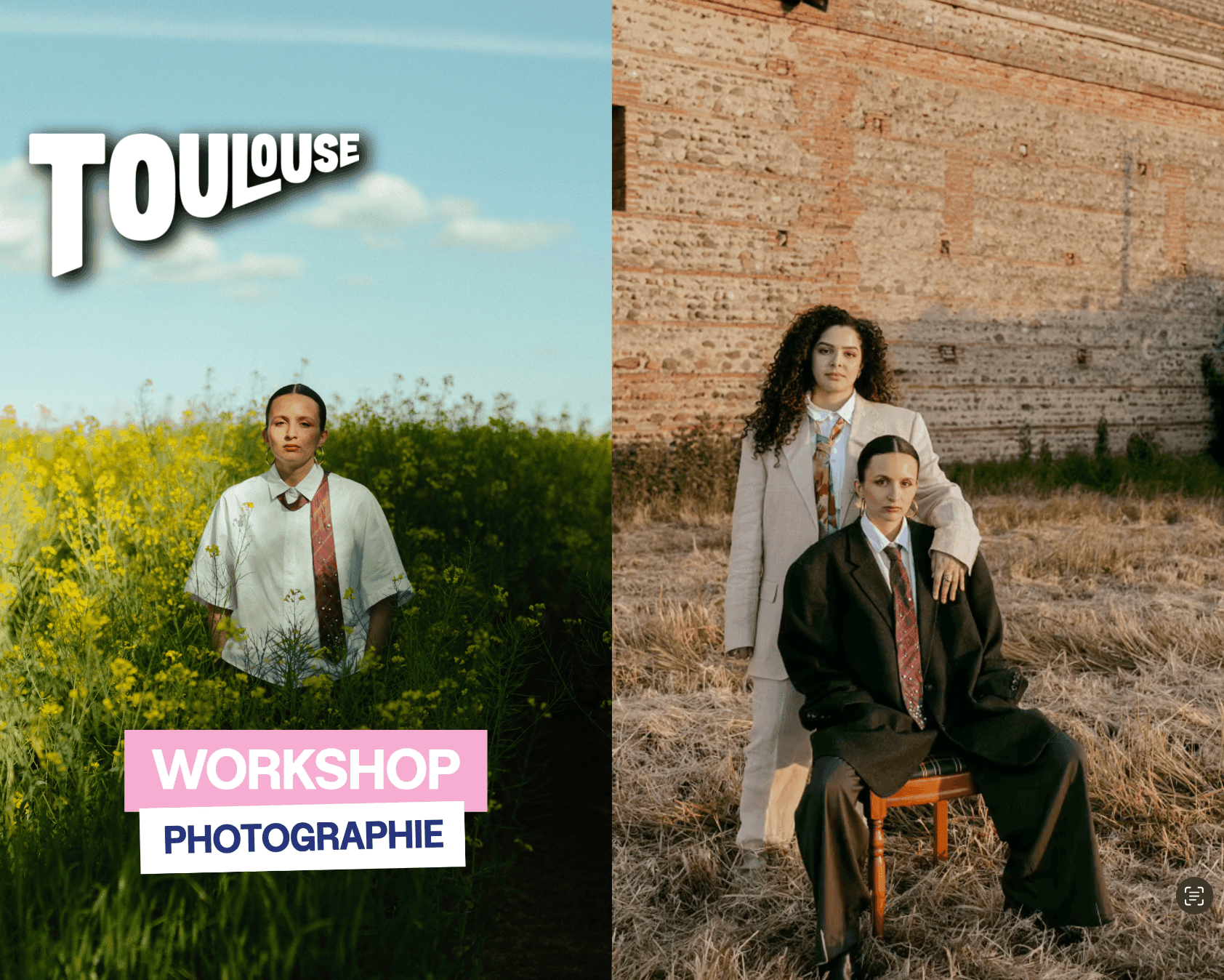 Projet photos par nos M1 DA à Toulouse