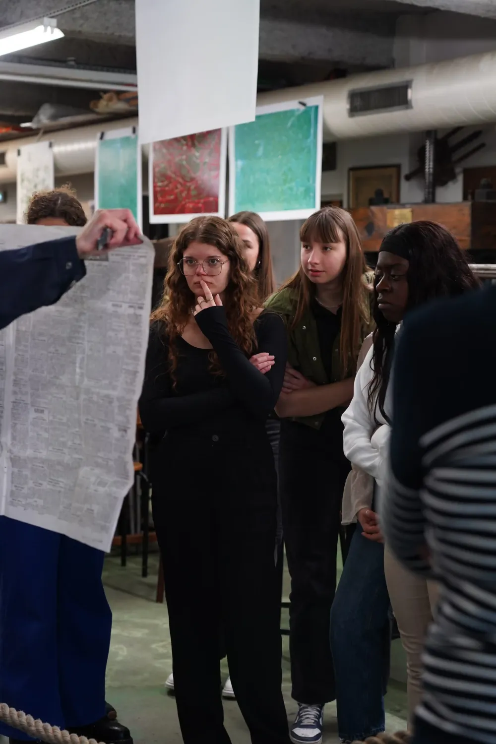 Techniques de fabrication en imprimerie : les étudiants de l’École Supérieure de Publicité en mission pour la caserne des pompiers de La Bernerie - Cours de fabrication en imprimerie
