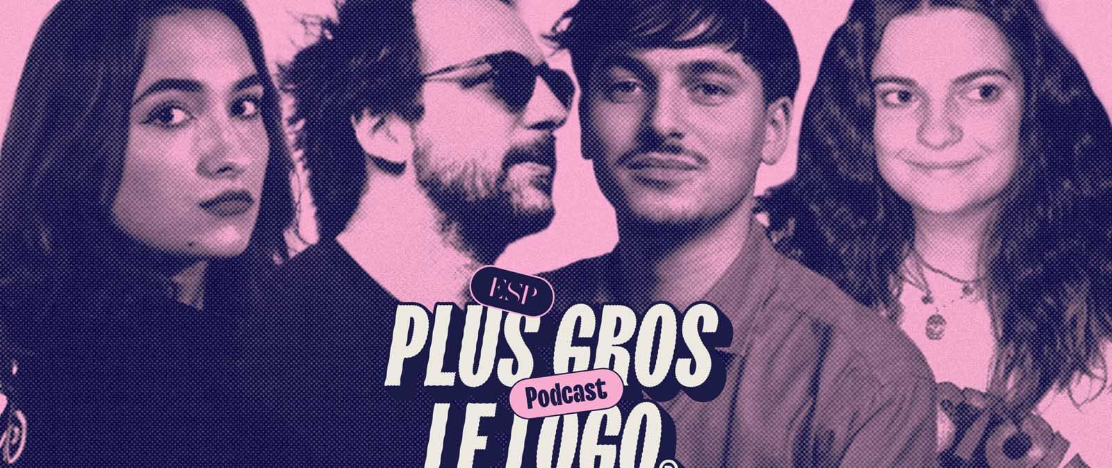 Podcast "Plus gros le logo" animé par nos étudiants en M1 DA et Sindbad Gillain, référent de la filière DA