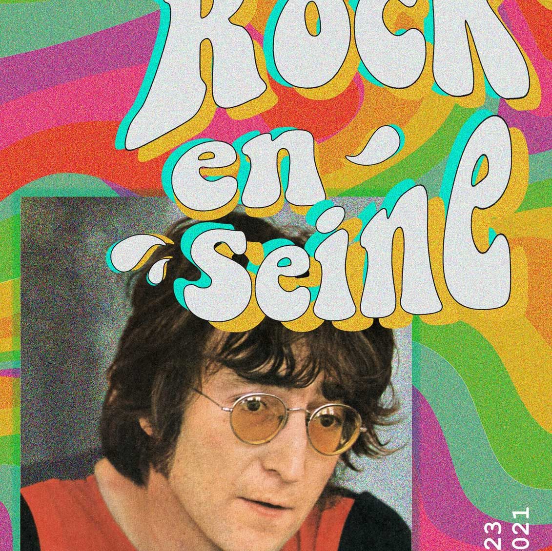Proposition d'affiches pour Rock en Seine par l'ESP