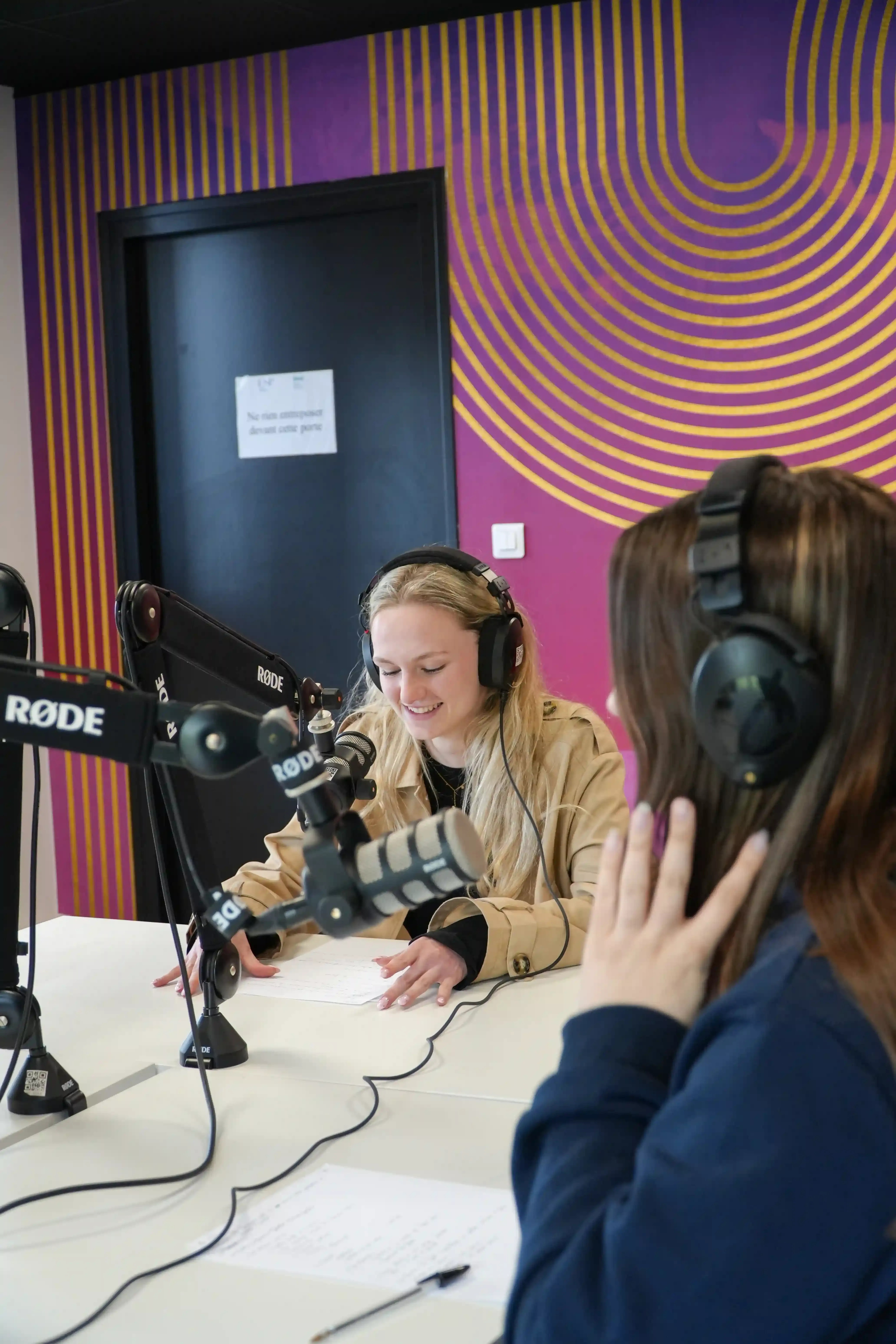 Atelier podcast dans les campus.