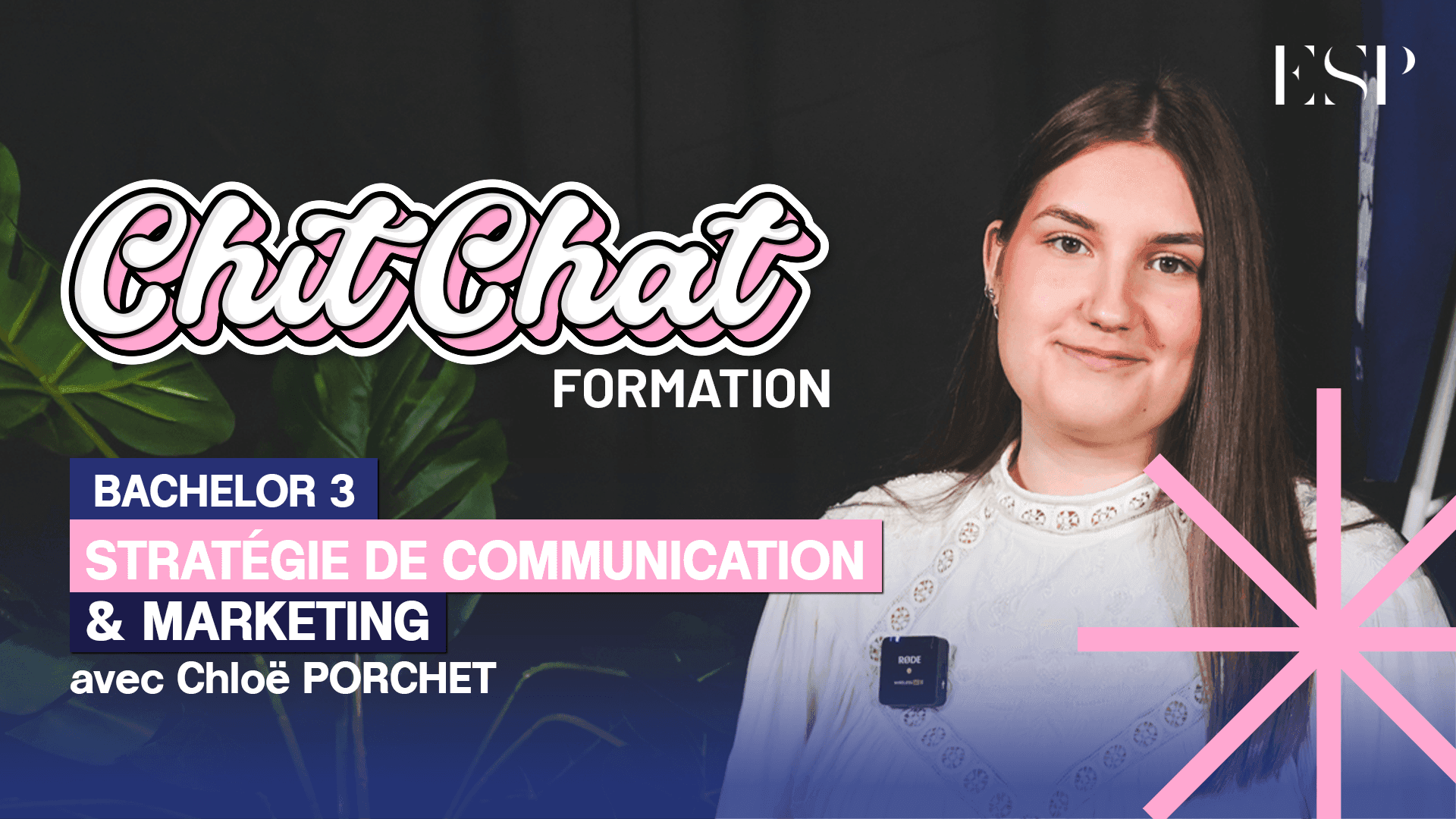 Découvrez le chitchat formation sur le bachelor 3 Stratégie de communication et marketing