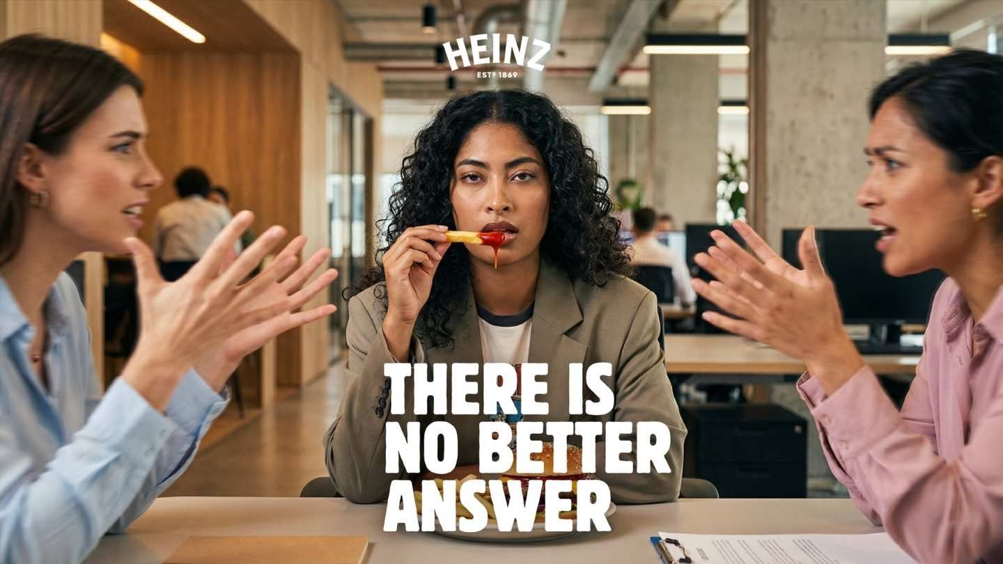 Le visuel pour la compétition Heinz par une équipe de l'ESP Paris