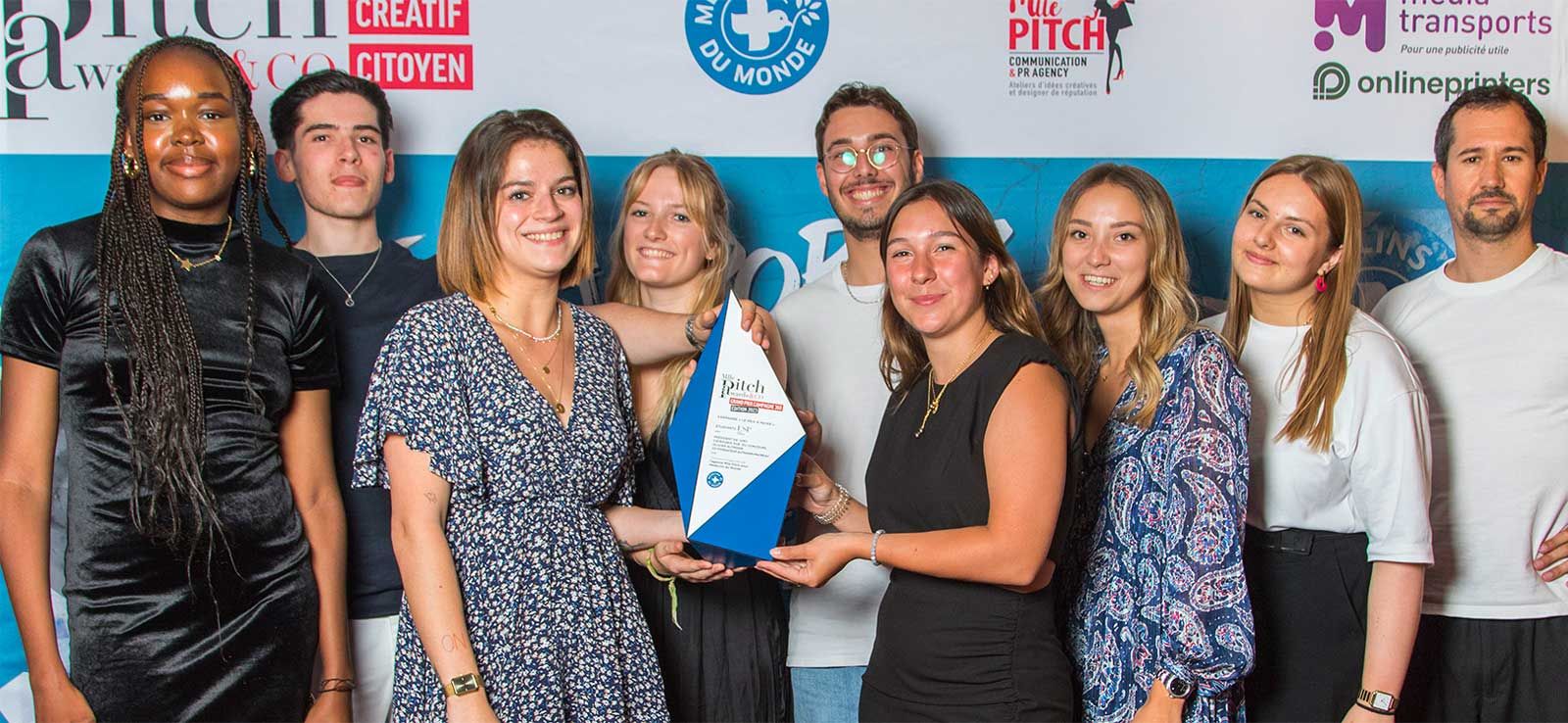 Les étudiants garants du concours Mlle Pitch 2023
