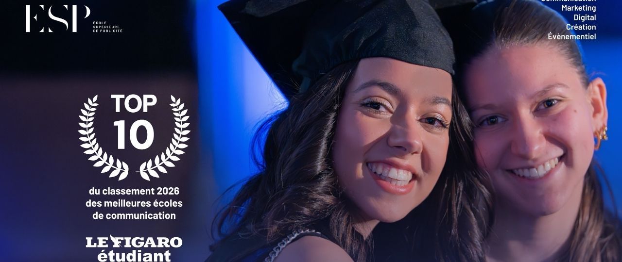 L'ESP dans le top 10 des écoles de communication par Le Figaro Étudiant 2026