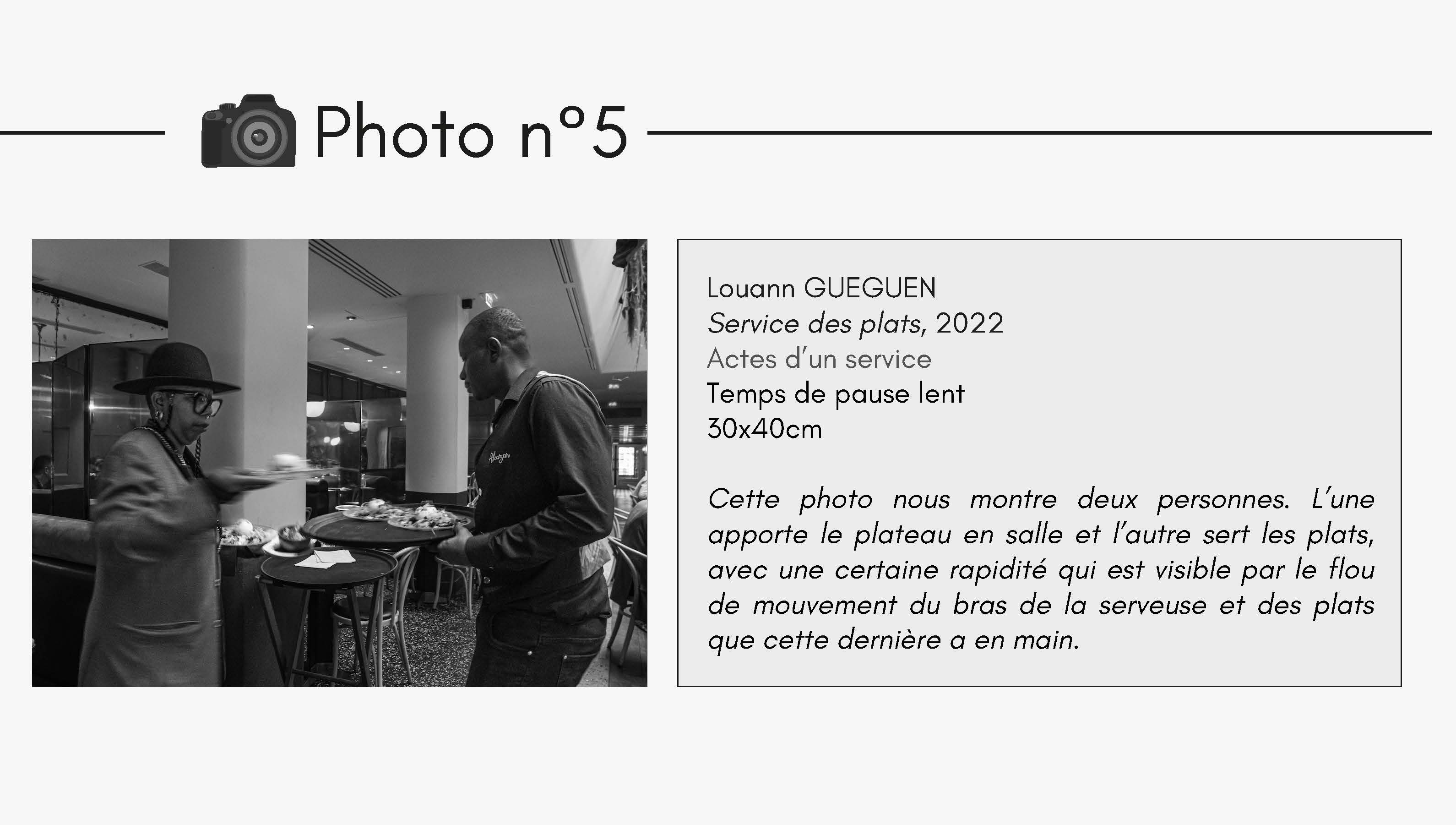 L'univers du restaurant