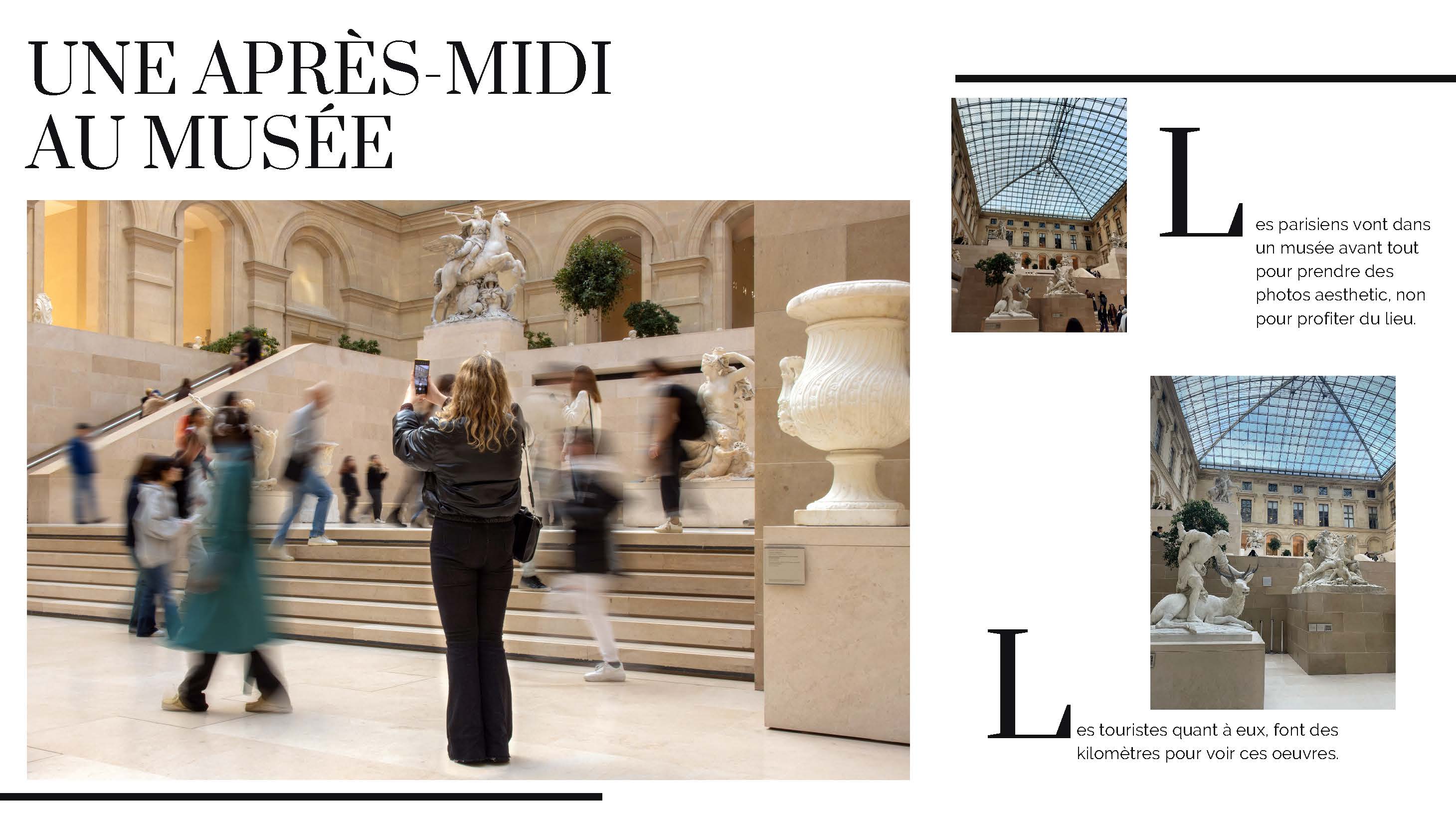 La réalité de la vie parisienne