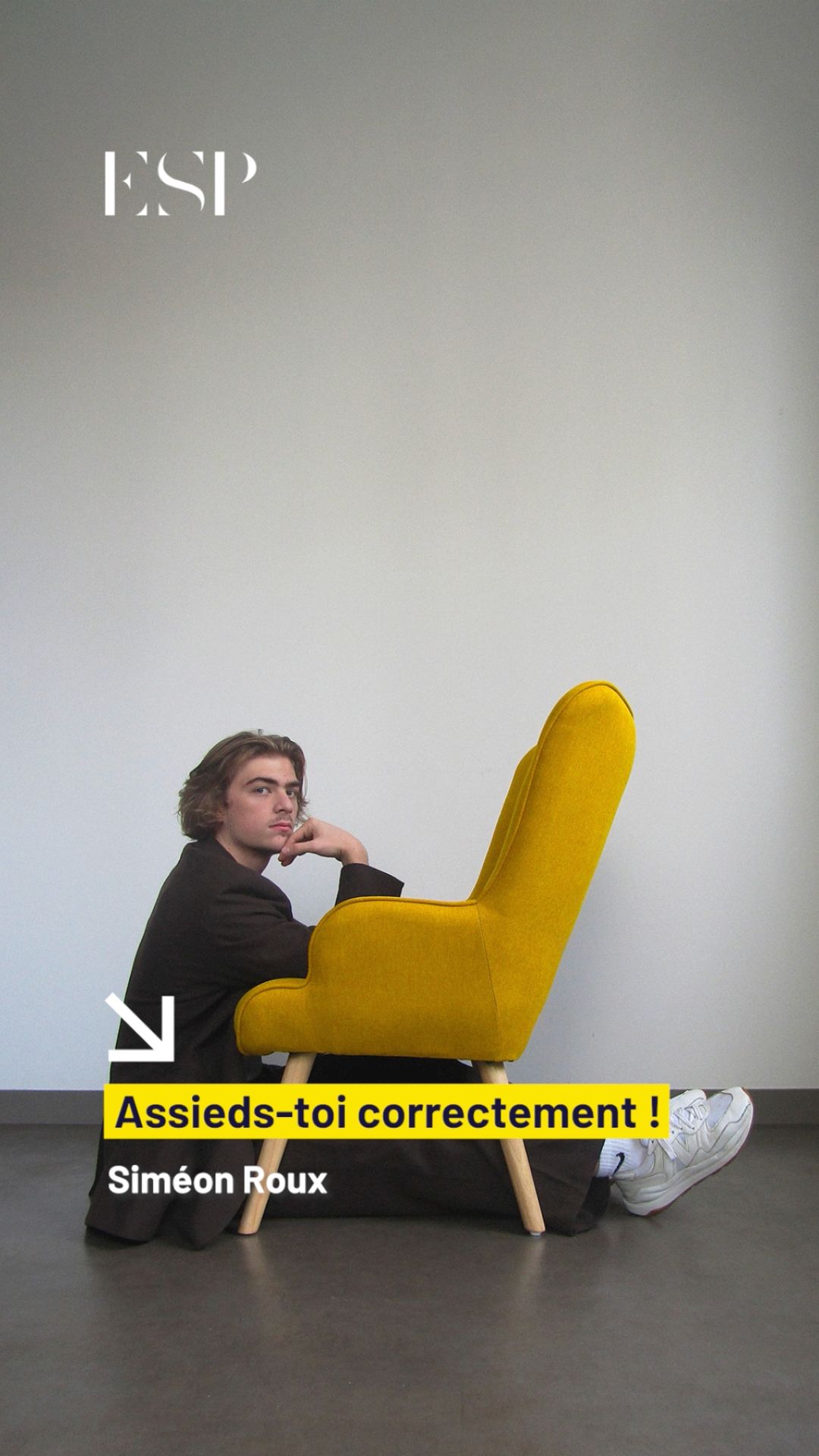 Série photos "Assieds-toi correctement" de Siméon Roux B2 Lyon