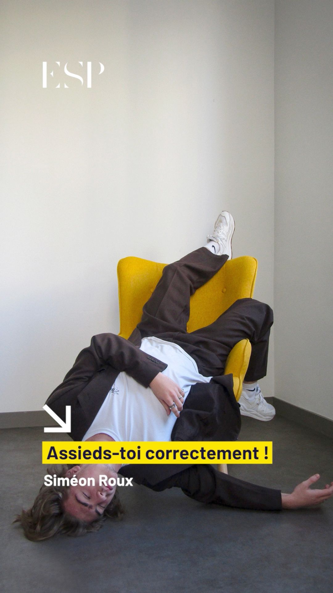 Série photos "Assieds-toi correctement" de Siméon Roux B2 Lyon