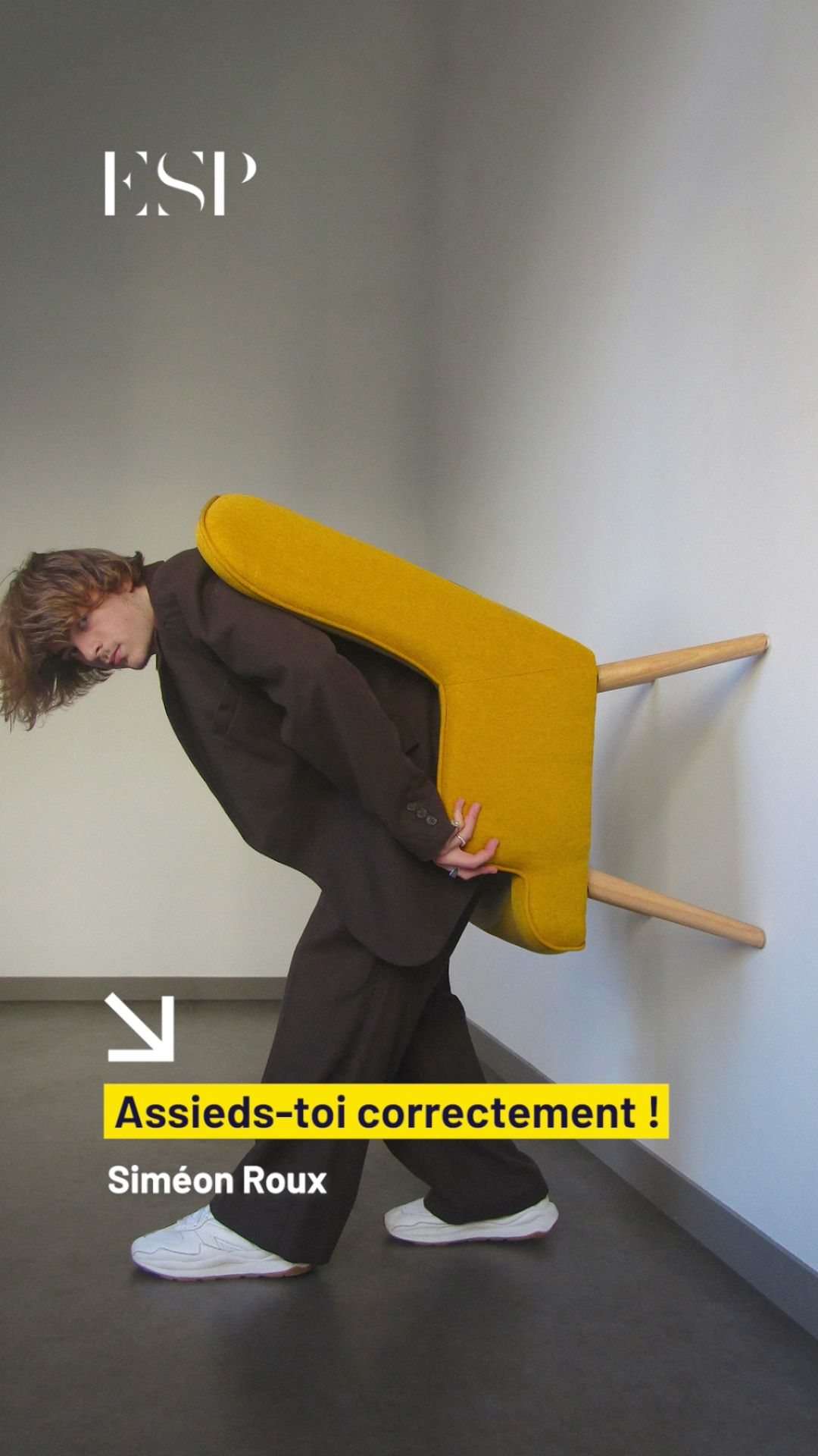 Série photos "Assieds-toi correctement" de Siméon Roux B2 Lyon