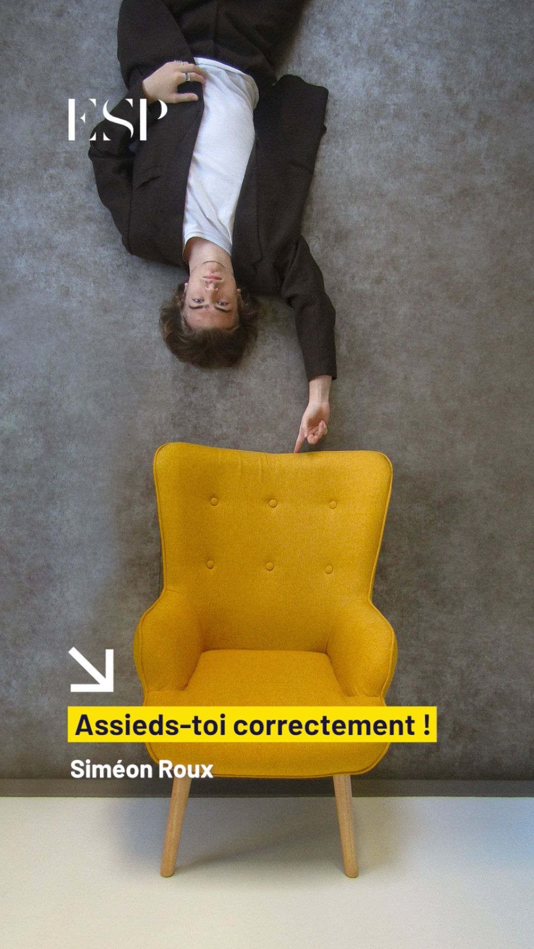 Série photos "Assieds-toi correctement" de Siméon Roux B2 Lyon