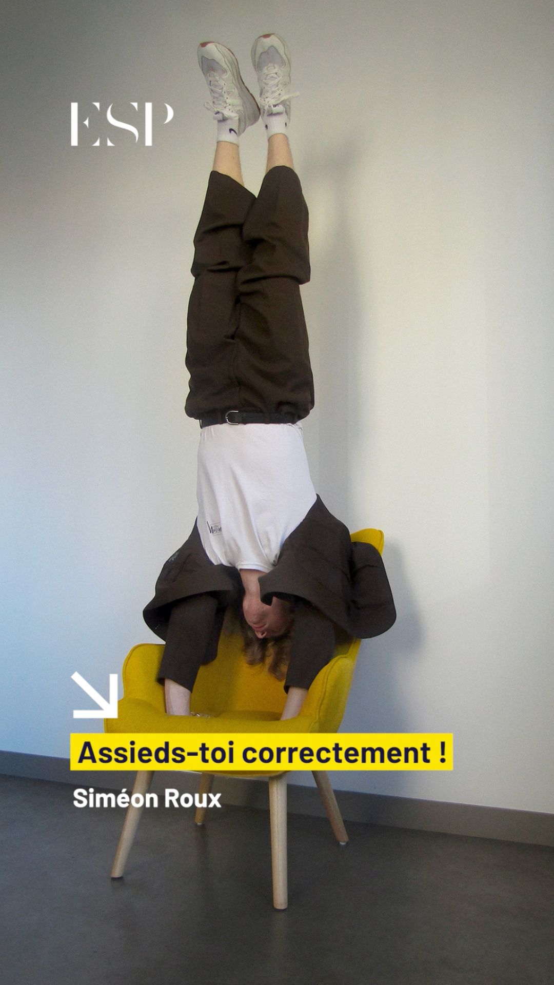 Série photos "Assieds-toi correctement" de Siméon Roux B2 Lyon