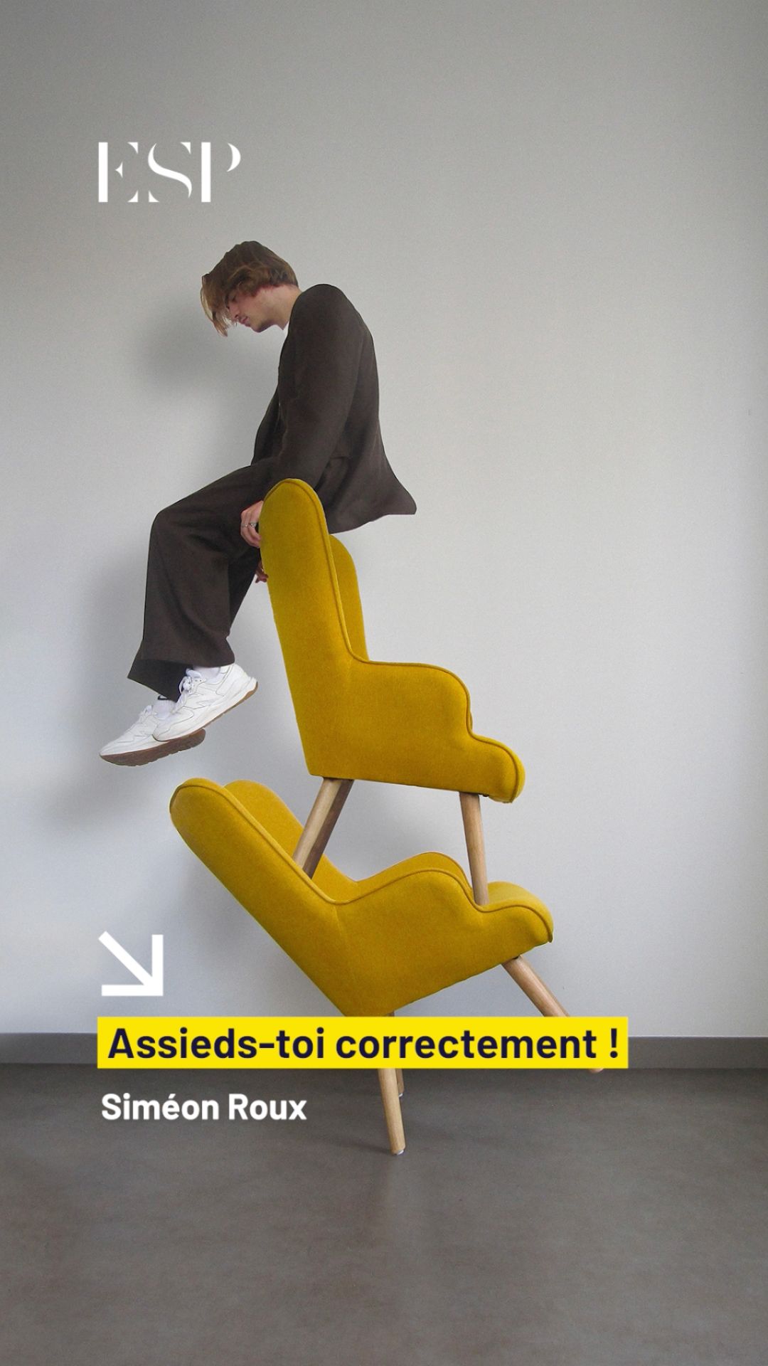 Série photos "Assieds-toi correctement" de Siméon Roux B2 Lyon